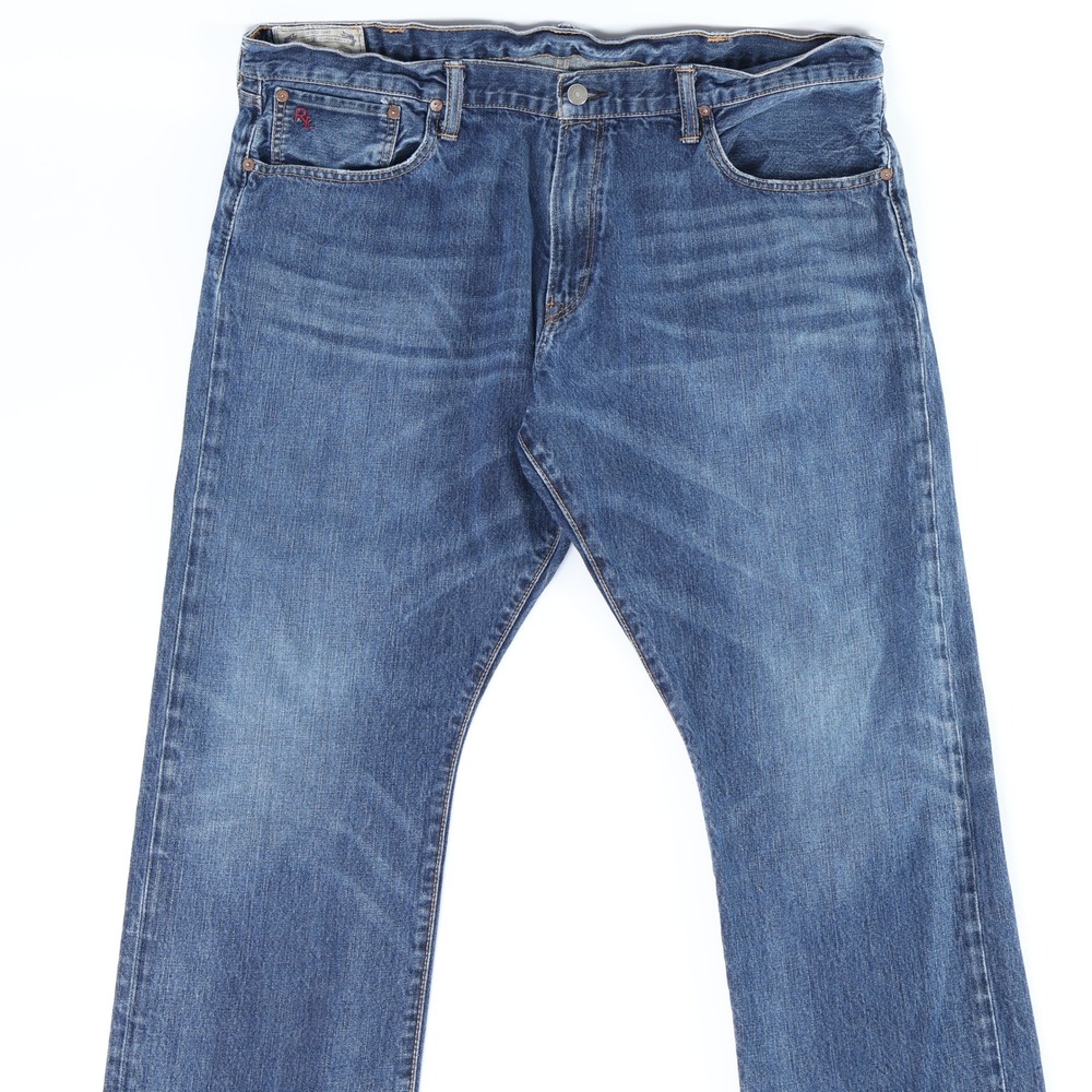 Polo Ralph Lauren Authentic Dungarees Jeans Men's 40x30 Straight Leg Blue
